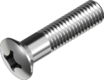 DIN 966 Гвинт з напівпотайною головкою 4.8 цинк PH