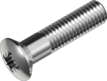 DIN 966 Гвинт з напівпотайною головкою нержавіючий А2 PZ
