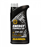 MANNOL 7701 Energy Formula OP О.М. for CHEVROLET; OPEL; GM 5W-30 API SN Plus/ACEA C3 -1L