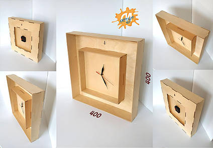 Корпус годинника для декору 400х400х70, фото 1