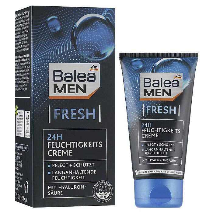 Крем для обличчя Balea MEN Fresh для чоловіків 75 мл, фото 1