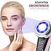 Мікрострумовий масажер для обличчя 5в1 Facial Massager W-618D з LED терапією для догляду за шкірою рожевий, фото 6