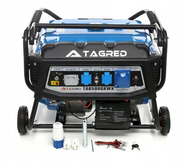 Генератор бензиновий Tagred TA6500GKWX, 6500 Вт