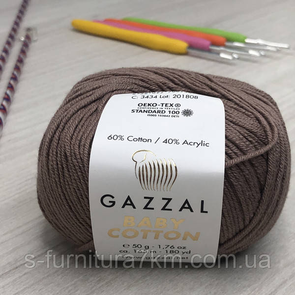Пряжа Gazzal Baby Cotton Цвет 3434 Гляссе — Купить Недорого на Bigl.ua ...