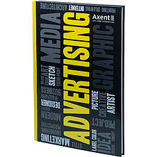 Зошит А-4 80арк. тв.обкл. Axent Colors 8421 mix, фото 3