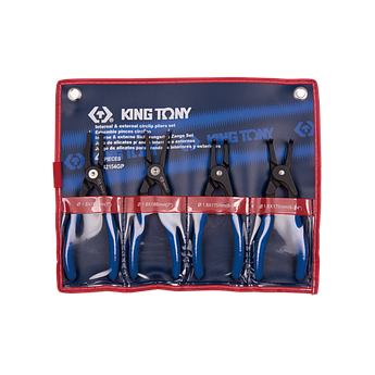 Набір знімачів стопорних кілець посилені 4 пр. King Tony 42154GP