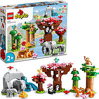 Конструктор LEGO DUPLO Азиатские дикие животные 10974