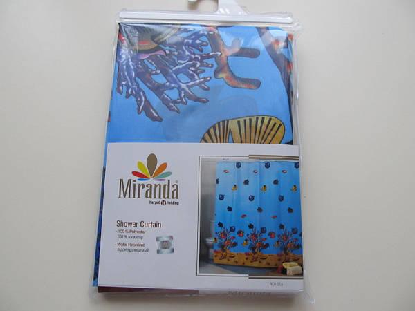 Шторка,фіранка у ванну кімнату Miranda(Red Sea)