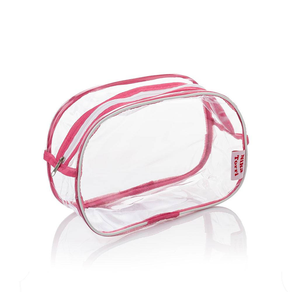 

Косметичка прозрачная Nika Torri Розовый