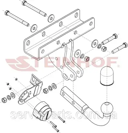 Польский фаркоп на Jeep Wrangler JL 2017- - фото 2 - id-p1709668457