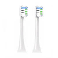 Насадка на Xiaomi Soocas X1/X3/X5/V1 для зубной электрощетки x3u сменные насадки toothbrush Clean Black (2 шт) Белые