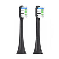 Насадка на Xiaomi Soocas X1/X3/X5/V1 для зубной электрощетки x3u сменные насадки toothbrush Clean Black (2 шт) Черные