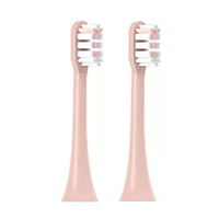 Насадка на Xiaomi Soocas X1/X3/X5/V1 для зубной электрощетки x3u сменные насадки toothbrush Clean Black (2 шт) Розовые