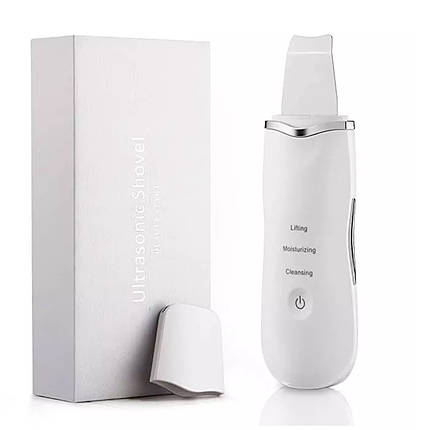 Ультразвуковий скрабер Swan Ultrasonic Scrubber S1 уз для очистки обличчя ліфтингу та фонофорезу Ultrasonic Skin білий, фото 1