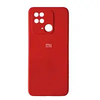Чохол Silicone Case для Xiaomi Redmi 10С червоний