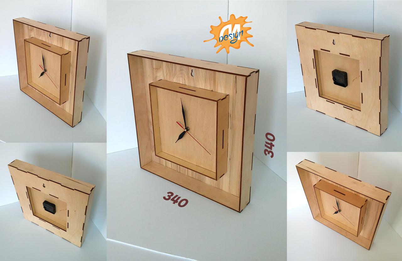 Корпус годинника для декору 340х340х50
