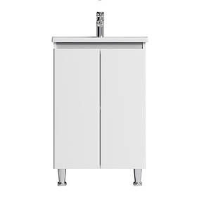 Тумба з раковиною, підлогова, 55 см, 2 дверцята AM.PM M85-FSX0551-WC0551WG38 X-Joy