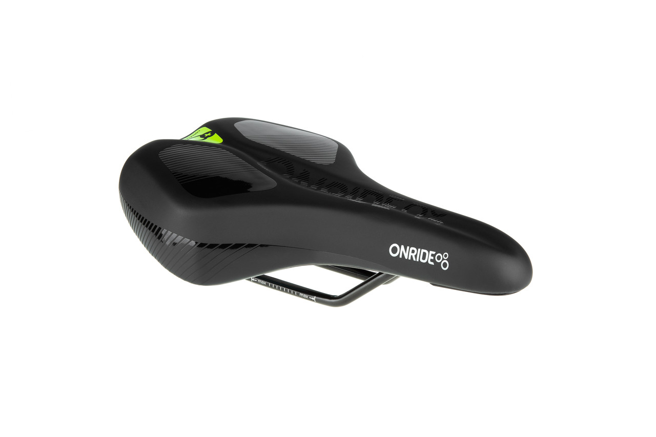 Сідло ONRIDE Merlin, Comfort Plus сталеві рамки чорний