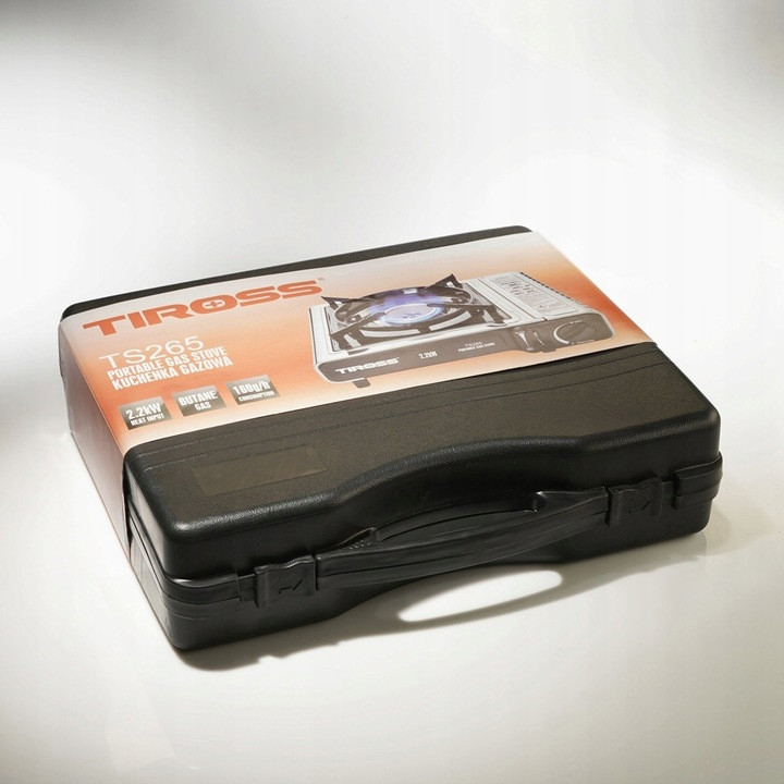 Портативная газовая плита Tiross TS-265, чемодан, 2200 Вт - фото 3 - id-p1709678284