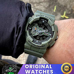 Чоловічий спортивний годинник Skmei Original водонепроникний Хакі оригінальний