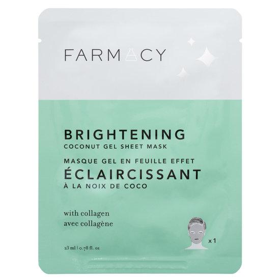 Освітлююча маска для обличчя FARMACY Coconut Gel Sheet Mask brightening