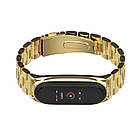 Ремінець MiJobs Metal Strap для Xiaomi Mi Band 7 Gold, фото 4