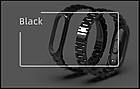 Ремінець MiJobs Metal Strap для Xiaomi Mi Band 7 Black, фото 3