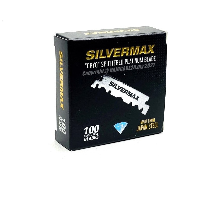 Леза для небезпечних бритв (шавет) половинками Silvermax 100 шт.