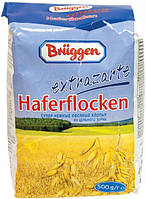 Вівсяні пластівці Bruggen Extrazarte Haferflocken 500г Німеччина