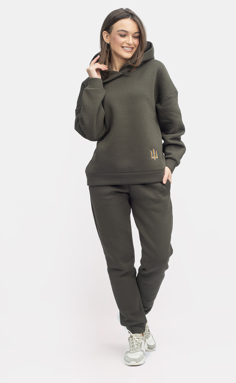 Жіночий теплий світшот-oversize і штани