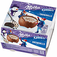 Шоколадный набор Milka Snow Balls Oreo 4x28g (Термін придатності до 03.2024)