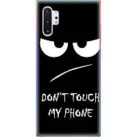 Чехол Силиконовый с Картинкой на Samsung Galaxy Note 10 Plus (N975) (Иллюстрация Не Трогай Мой Телефон)