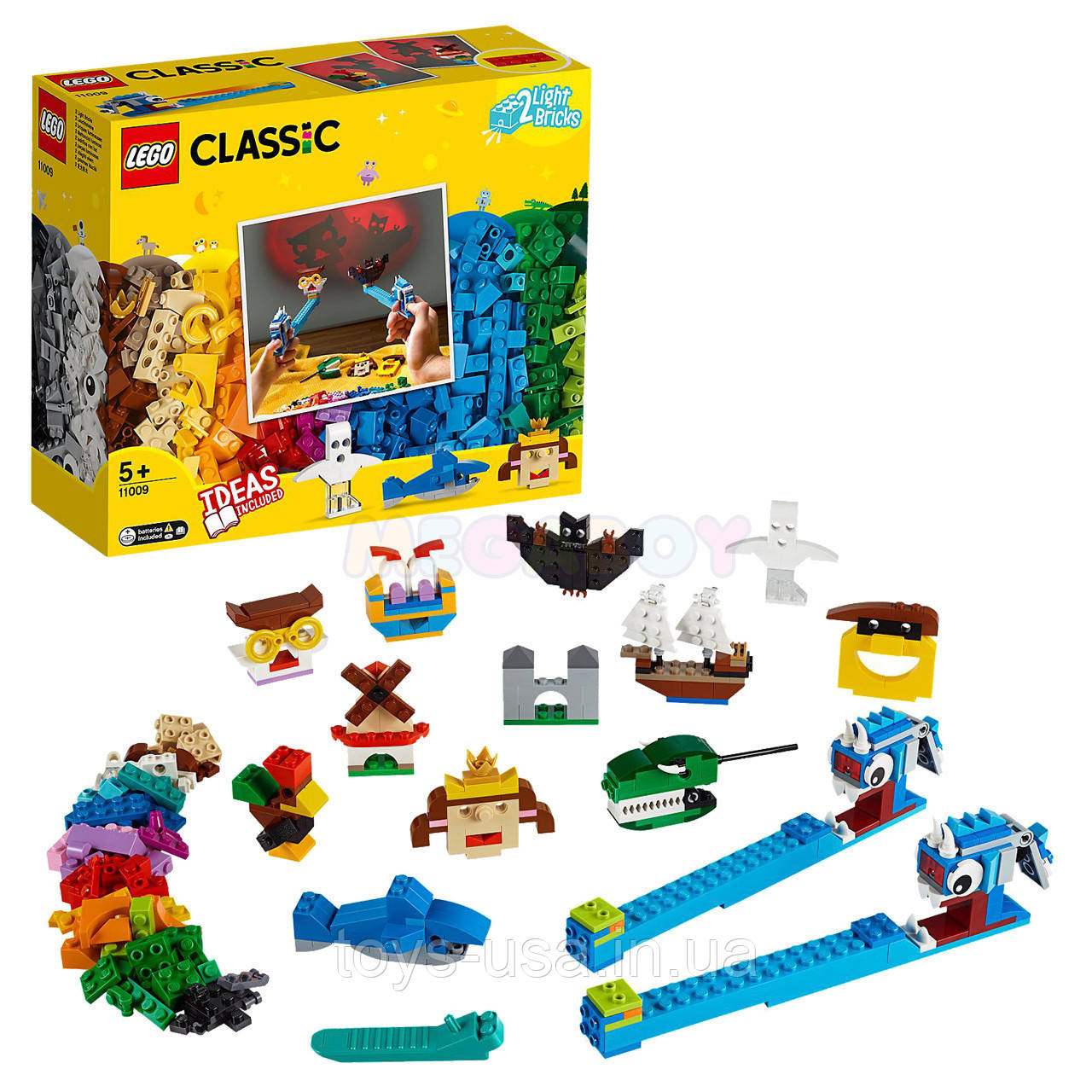 Лего Lego Classic Кубики і світло 11009, фото 1