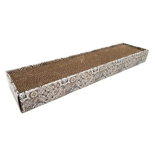 Кігтеточка Croci Texture для котів гофрований картон майоліка 48×12×5 см