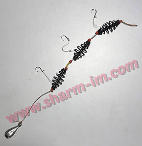 Оснастка Вбивця Карася 20 г на 3 пружини Чорна Фарбована пружина