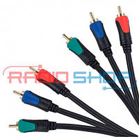 Кабель 3RCA-3RCA 3 м Cabletech Basic Edition