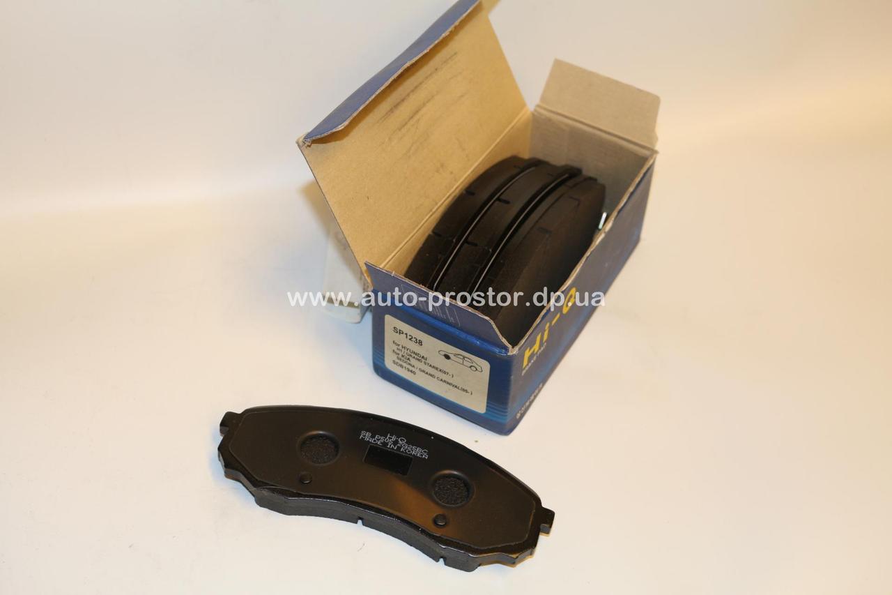 Гальмівна колодка передня CARNIVAL,H-1,STAREX (Корея) SP1238