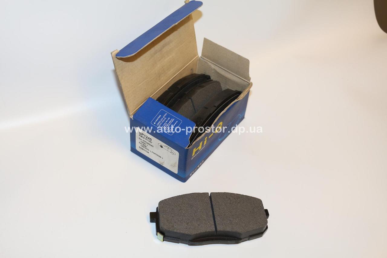 Гальмівна колодка передня i30, CEE'D, CERATO, FORTE 08-. (Корея) SP1240