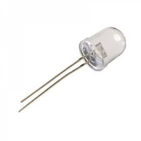 Світлодіод D = 10 мм, білий, 1008H238WC-MD, 20 град., 18 cd