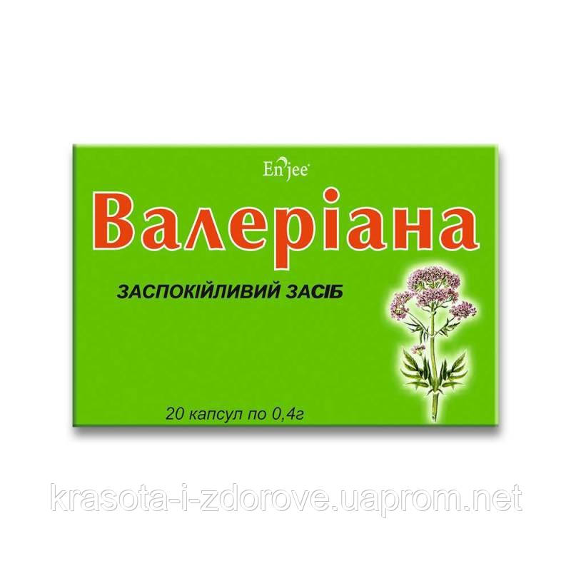 Валеріана заспокійливий засіб 20 капсул En`jee