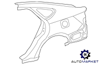 Оригинал Крыло заднее левое / правое Toyota Avalon 2013-2018 (Тойота Авалон)