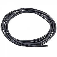 Провод силиконовый 1жила 20AWG (0,5мм.кв.), чёрный, 1м