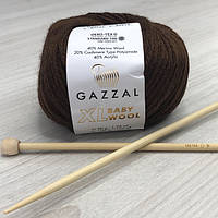 Пряжа Gazzal Baby Wool XL цвет 807 Каштановый ШВ