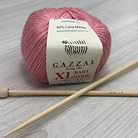 Пряжа Gazzal Baby Wool XL цвет 828 Персиковый
