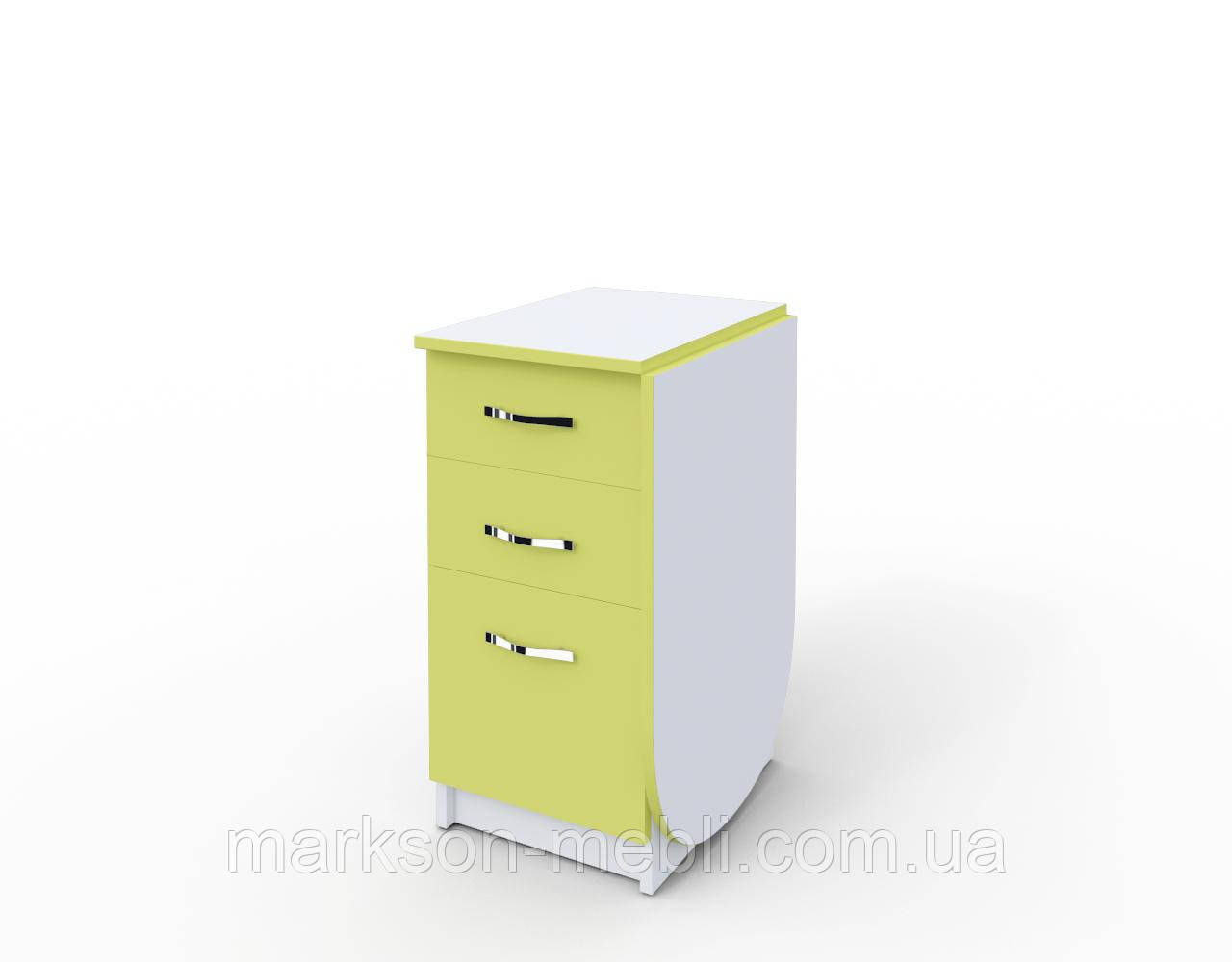 Манікюрний стіл c скляними поличками під лак "Затишок"