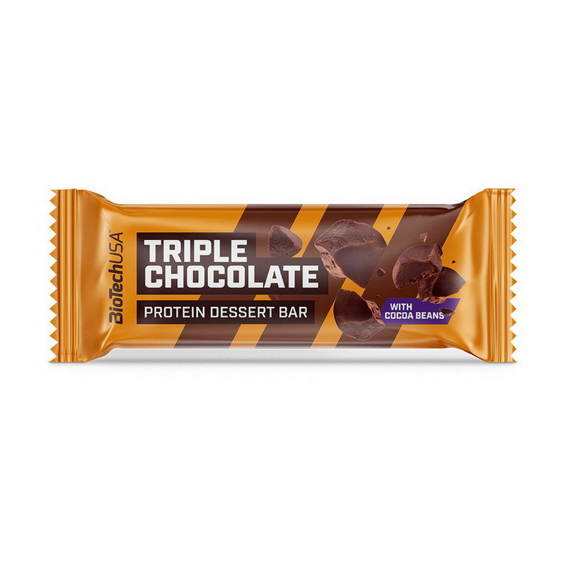 Protein Dessert Bar (50 g, triple chocolate), цена 74 грн — Prom.ua (ID