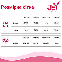 Колготки JSY в дрібну сітку Т-8 000, фото 4