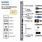 Onten 12 in 1 USB Type C HUB концентратор RJ 45 USB 3.0 HDMI Splitter Multi, фото 4