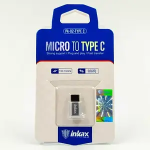 Перехідник micro USB - Type-C Inkax PA-02 (уп. 80шт) 800шт 8005