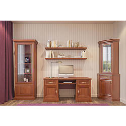 Комплект меблів для домашнього кабінету Кантрі каштан у класичному стилі